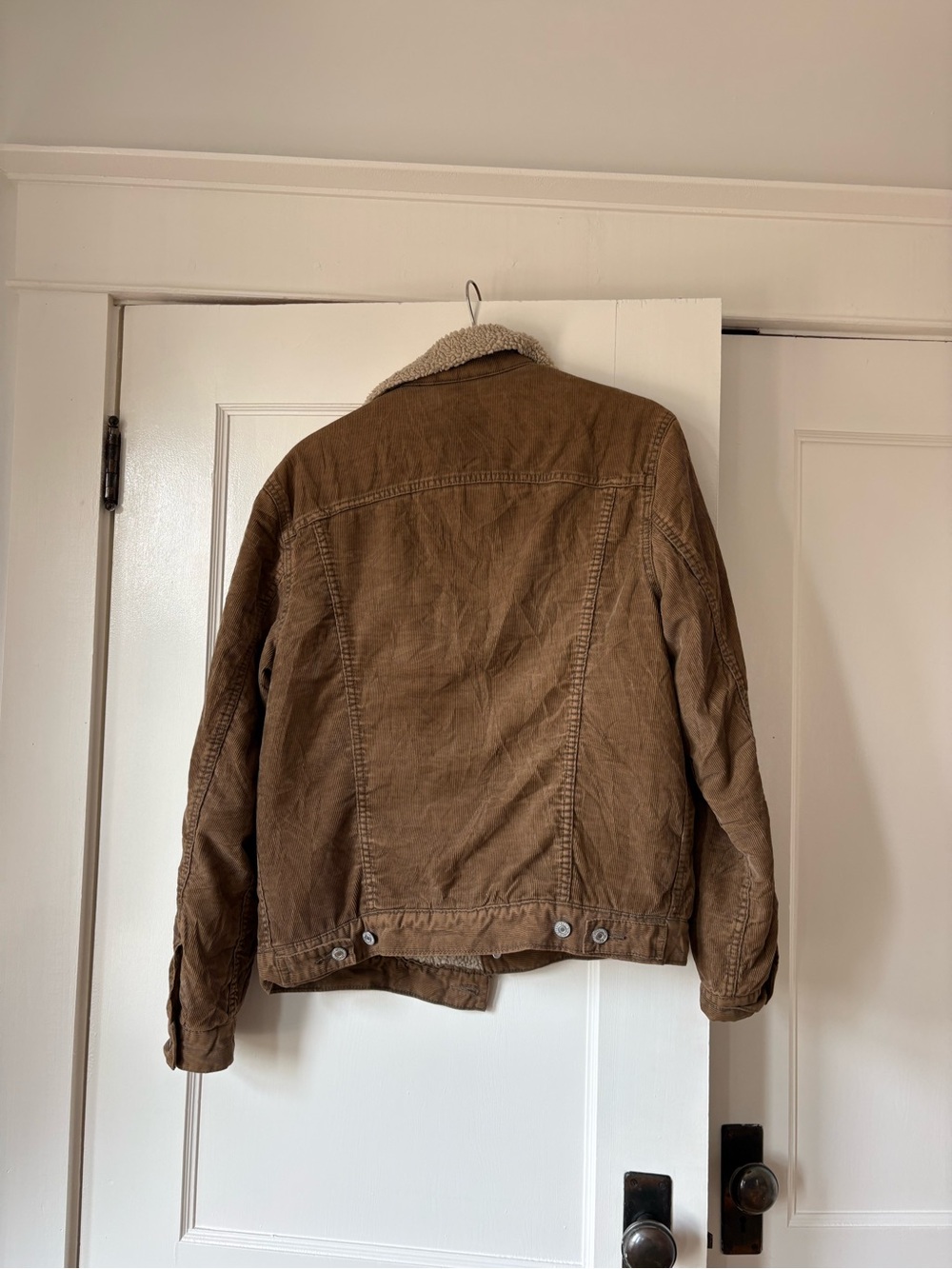 Levi's Brown Corduroy Sherpa Bomber Jacket - Picture 4 of 4